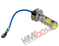Bec H3, LED COB, 12V (proiectoare) foto