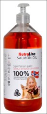 Nutraline Ulei Somon 1 Litru - pt caini si pisici +transport gratuit foto