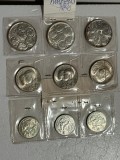 SET 3 X 3 = 9 MONEDE ARGINT 835 - 20 si 30 Drahme - 1960, 1963, 1964 - Tipla - 112.5g. - 12.5 lei/gr. !