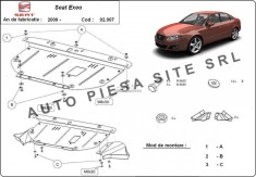 Scut metalic motor Seat Exeo fabricat incepand cu 2009 APS-02,007