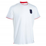 Tricou Fotbal FF100 Replică Anglia 2024 Alb Adulți, Kipsta