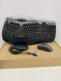 Tastatura Microsoft Wireless Natural MultiMedia WUR0385 Cu Mouse