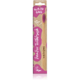 The Eco Gang Bamboo Toothbrush medium perie de dinti mediu 1 ks 1 buc