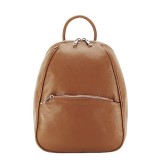 Cumpara ieftin Rucsac din piele naturala cognac Lili 121