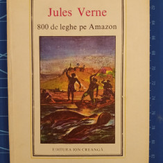 800 de leghe pe Amazon / colecția Jules Verne Nr. 27 / 1981 cartonată ilustrată