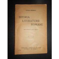 Lucian Predescu - Istoria literaturii romane (1943, necesita relegare)