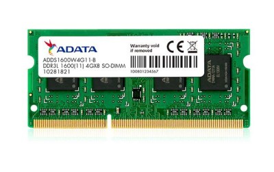 SODIMM Adata, 8GB DDR3, 1600 MHz, low voltage &amp;quot;ADDS1600W8G11-S&amp;quot; foto