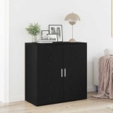 VidaXL Dulap, stejar negru, 79x38x80 cm, lemn prelucrat