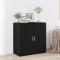 vidaXL Bufet Stejar negru 79 x 38 x 80 cm Lemn compozit