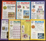 Romania 1993 - Lot 7 reviste filatelice romanesti FILATELIA / An XLII incomplet