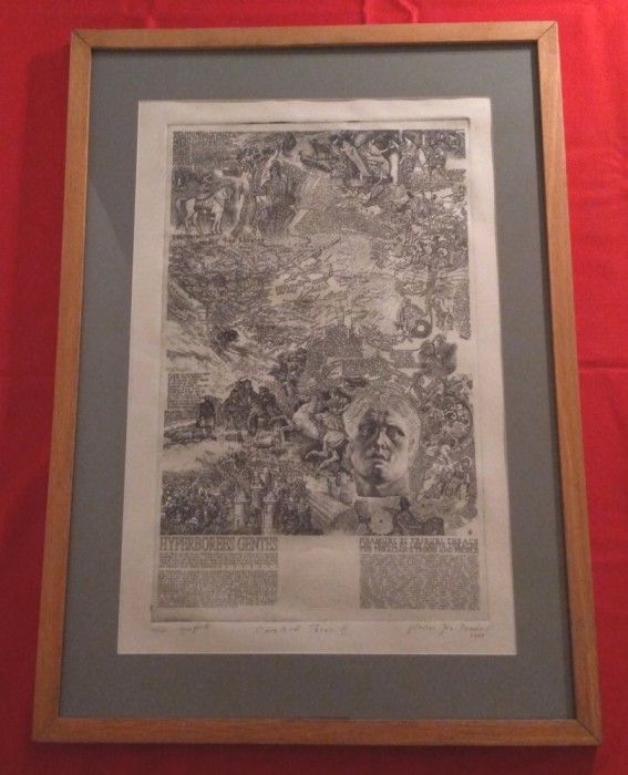 Tablou Octavian Ioan Penda | Cavalerul trac | aquaforte