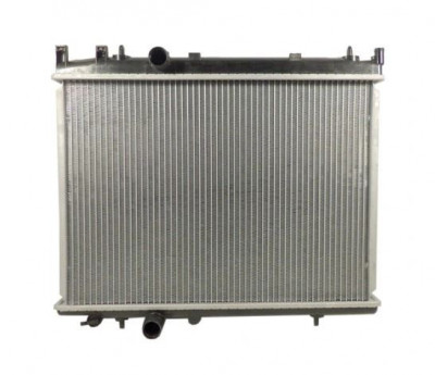 Radiator racire Peugeot 206/206+, 05.2004-, motor 1.6 HDI, 80 kw, diesel, cutie manuala, cu/fara AC, 528x360x16 mm, SRLine, aluminiu brazat/plastic foto