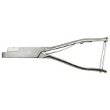 Cleste pentru crestare ureche tip V Breckner Germany, metalic, 0.17 kg