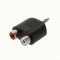 Tulip Jack 3.5 mm Stereo Adaptor Convertor 2x Compozit