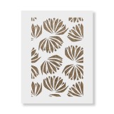 Cumpara ieftin Sablon Perete vopsire, tencuiala 900x600x0.7mm Scandinavian Thistle Refolosibil, model MXSP7126