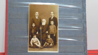 FAMILIA DUMITRESCU , ANII 1920-30 - PE VERSO FOTO ROYAL FOLLENDER&amp;amp;KUTTLER- BUC. foto