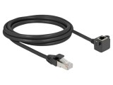 Prelungitor Ethernet DELOCK Cat 6 F/UTP 2m PVC Negru 26AWG 81098