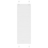 Jaluzea plisată alb 40x150 cm Lățime țesătură 39,4cm poliester