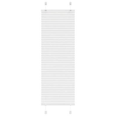 Jaluzea plisată alb 40x150 cm Lățime țesătură 39,4cm poliester foto