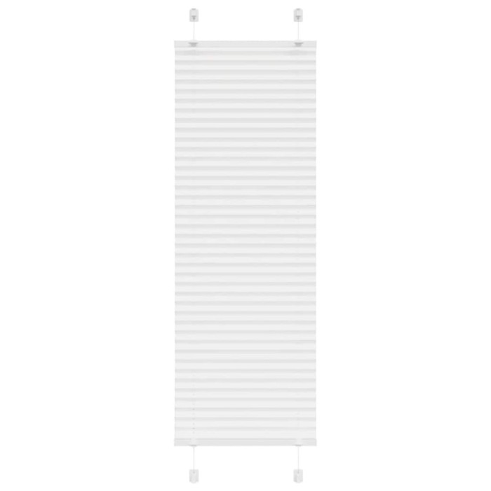 Jaluzea plisată alb 40x150 cm Lățime țesătură 39,4cm poliester