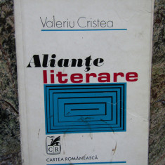 Aliante literare-Valeriu Cristea (autograf și dedicație pt. Vasile Băran)