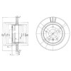 Disc frana BMW Seria 3 Cupe (E46) (1999 - 2006) KRIEGER 0950004032
