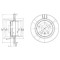 Disc frana BMW Seria 3 Cupe (E46) (1999 - 2006) KRIEGER 0950004032