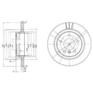 Disc frana VW MULTIVAN V (7HM, 7HN, 7HF, 7EF, 7EM, 7EN) (2003 - 2015) KRIEGER 0950004032