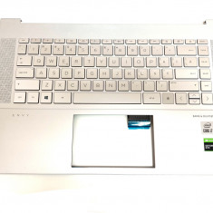 Carcasa superioara cu tastatura palmrest Laptop, HP, Envy 15-EP, 15T-EP, cu iluminare