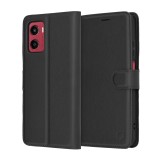 Husa Motorola Moto G05 Asteroid GSM Leather Folio, negru