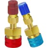 Set de cuple rapide cu adaptor pentru aer conditionat de la autoturism R1234YF la R134A freon