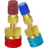 Cumpara ieftin Set de cuple rapide cu adaptor pentru aer conditionat de la R1234YF la R134A