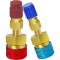 Set de cuple rapide cu adaptor pentru aer conditionat de la autoturism R1234YF la R134A freon