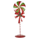 Cumpara ieftin Decoratiune Acadea Craciun cu led metal multicolor 36x29x100 cm