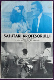 Salutari profesorului - Afis mare cinema Romaniafilm film Egipt 1983