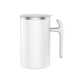 Cana portabila cu mixer incorporat, flippy, pe baterii, 380 ml, alb