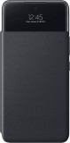 Husa de protectie Samsung S-View Wallet Cover pentru Galaxy A53 5G, EF-EA536PBEGEE, Black