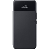 Husa de protectie Samsung S-View Wallet Cover pentru Galaxy A53 5G, EF-EA536PBEGEE, Black