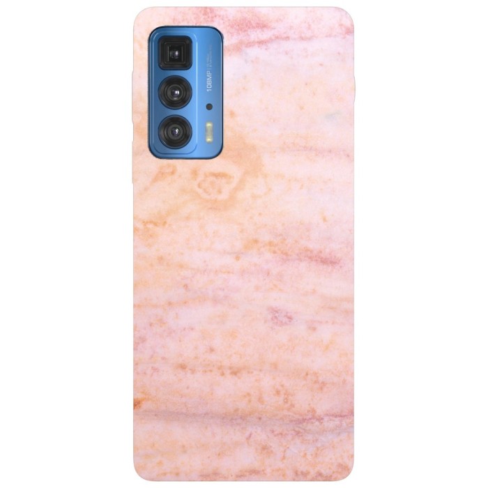 Husa compatibila cu Motorola Edge 20 model Rose marble, Silicon, TPU, Viceversa