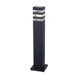 Stalp de iluminat pentru exterior din Plastic si Metal Negru