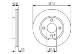 BOSCH 0 986 479 S38 Disc frana