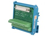 Bloc Terminal DIN D-Sub 25pin Mamă