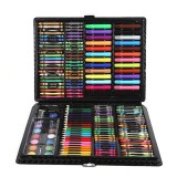 Cumpara ieftin Set pictat si desen, 168 piese, gentuta depozitare tip valiza, negru, 34 x 27 x 4 cm , complet, educativ si ideal pentru copii pasionati de arta