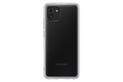 HUSA Smartphone Samsung, pt Galaxy A03, tip back cover (protectie spate), TPU, ultrasubtire, transparent, &amp;quot;EF-QA036TTEGEU&amp;quot; foto