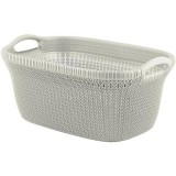 K&ocirc;&scaron; Curver&reg; KNIT 3677 40 lit., kr&eacute;mov&yacute;, 60x27x39 cm, na bielizeň, pr&aacute;dlo
