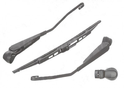 Brat stergator luneta Seat Ibiza (6k), 5.1993-08.1999 , spate, cu lamela stergator de 350 mm, ; specific foto