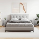 vidaXL Noptiere, 2 buc., gri sonoma, 40x40x50 cm, lemn compozit