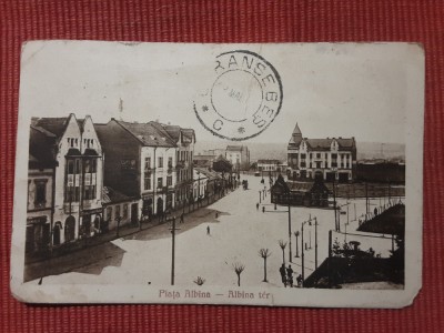 Targu-Mures - Marosvasarhely - Piata Albina - vedere circulata foto
