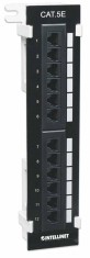 Patch Panel Intellinet Cat 5e 12 porturi Black foto