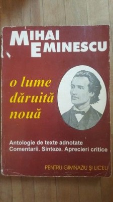 O lume daruita noua- Mihai Eminescu foto